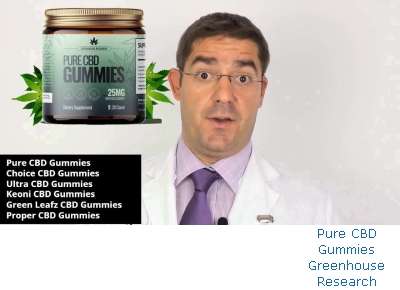 Pure CBD Gummies Greenhouse Research